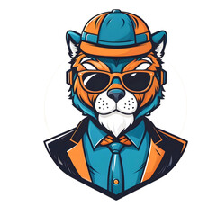 Logo maskot, no text,animal 3d
