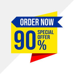 Professional 90% Discount Graphic – Perfect for Branding