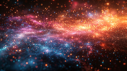 Fototapeta premium Scientific and technological radial lines, abstract KV main visual business PPT background