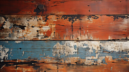 Plank wood texture background, mottled painted plank wood strips background material