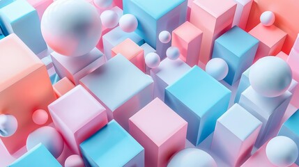 Obraz premium Software licenses icon 3d blender pastel color Abstract background with light colour palette