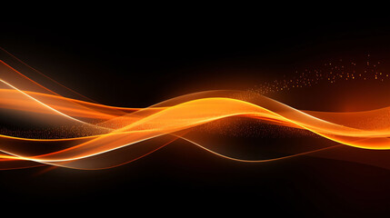 Fototapeta premium Abstract light three-dimensional luminous particles technology sense KV main visual background