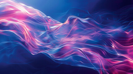 Obraz premium Dynamic fluid color gradient background, abstract KV main visual business PPT background