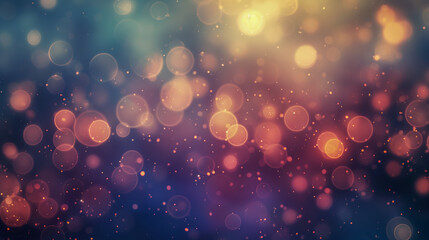 Background of soft bokeh lights, Soft Glow: Magical Bokeh of Blurred Lights