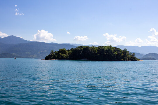 Ilha em Paraty, no Rio de Janeiro. Brasil