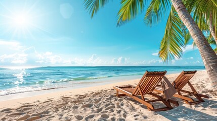 Beach Relaxation with Hat, Sunglasses, and Starfish