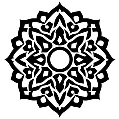 Islamic ornament silhouette