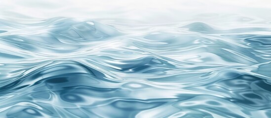 Naklejka premium Abstract background of white waves or rippled water texture.
