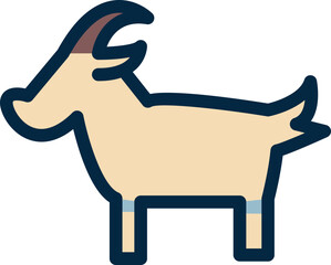 goat icon, eid adha