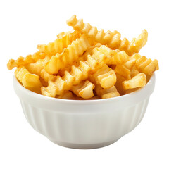 french fries fast food and junk food isolated on transparent background