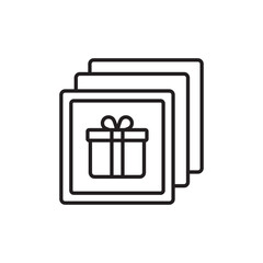 Photo icon design with white background stock illustration