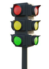 Traffic light , Transparent traffic light