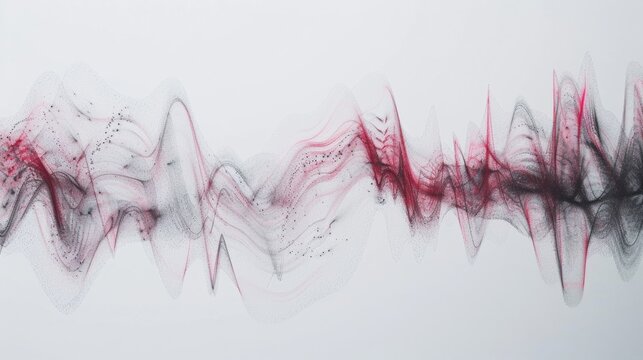 A sound wave used to communicate with another person, such as through a telephone or a radio.