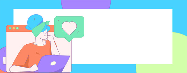 Flat vector illustration of business people operating work scene
