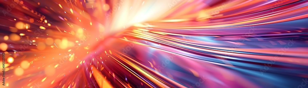 Aufkleber a colorful fractal image featuring a variety of shapes and sizes, including a triangle, a square, a 