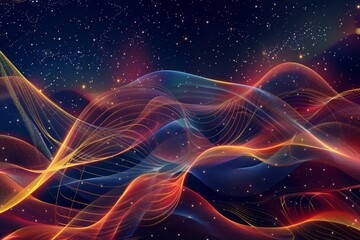 Fototapeta premium Dynamic Abstract Background Texture with Vibrant Gradients