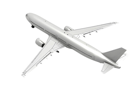 airplane on the white background transparent background, PNG file