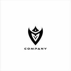 abstract logo design theme of strength and resilience