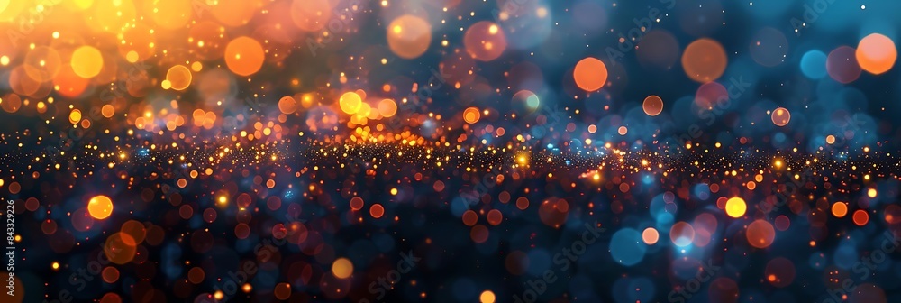 Aufkleber a colorful array of lights illuminate the night sky, creating a mesmerizing ambiance