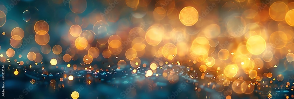 Aufkleber a colorful array of lights illuminate the night sky, creating a mesmerizing ambiance