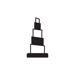 Samarra icon design with white background stock illustration