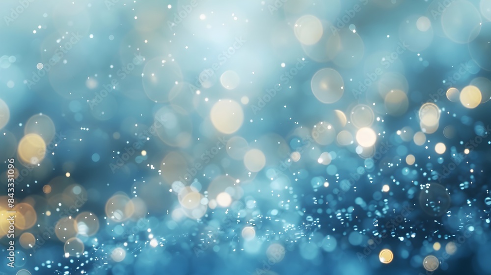 Poster mesmerizing sparkling lights and bokeh in a dreamlike ethereal atmosphere
