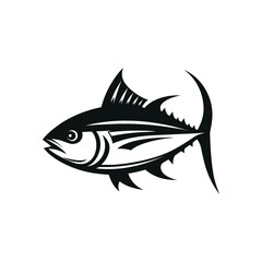 Detailed Tuna Fish Vector Design - Ideal for Seafood and Fishing Stock Images