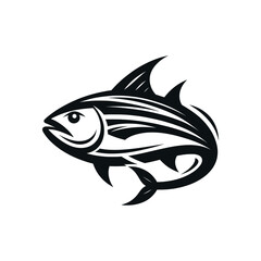 Detailed Tuna Fish Vector Design - Ideal for Seafood and Fishing Stock Images