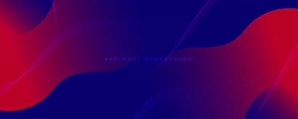 Colorful background. Modern background with line ornament. Banner template.