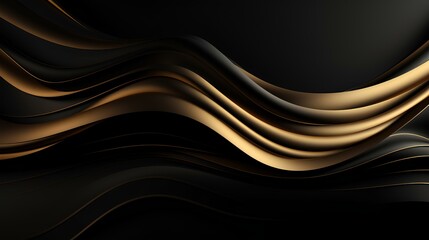 High-end background with sleek black and gold design.