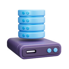 backup 3d render icon