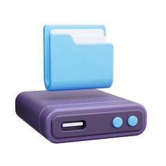 backup 3d render icon