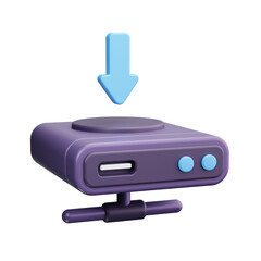 harddisk 3d render icon
