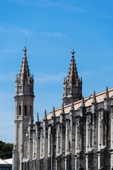 Obraz premium View of mosteiro dos Jeronimos in Belem, Lisbon, Portugal