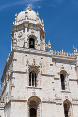 View of mosteiro dos Jeronimos in Belem, Lisbon, Portugal