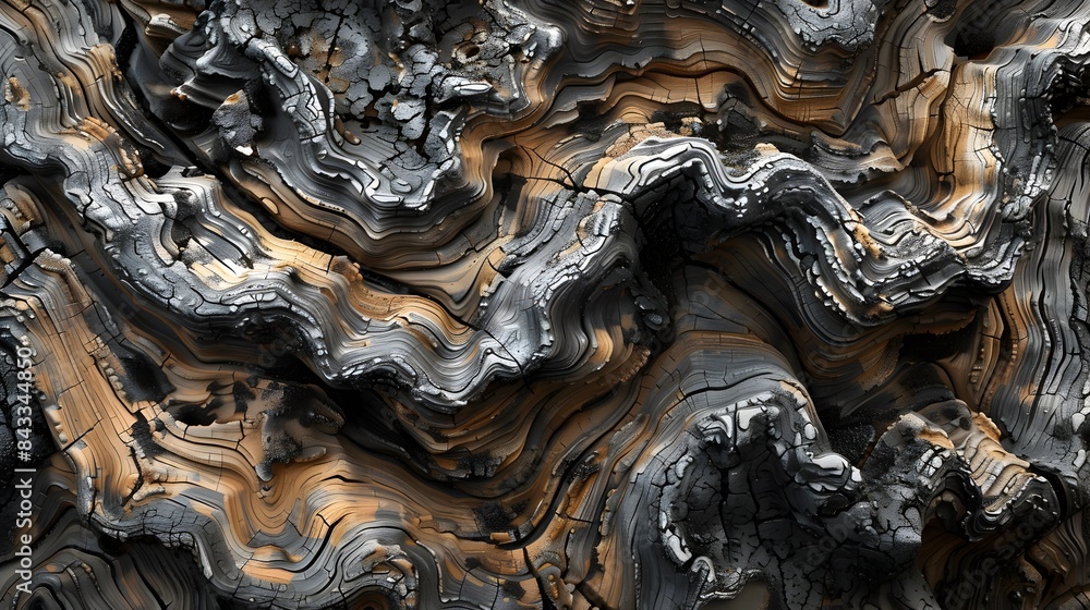 Poster mesmerizing fractal geology captivating rustic marble texture for diverse design applications