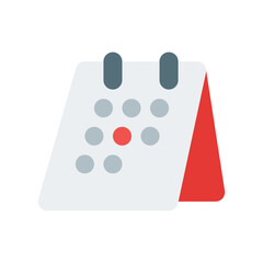 Calendar date and time ui color icon