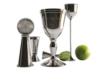 Cocktail filtering isolated on transparent background