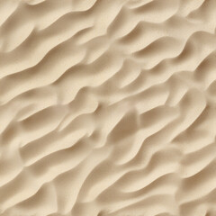 Seamless sand texture with wavy patterns. Close-up of sand showing natural wavy patterns and texture