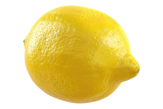 Lemon isolated on transparent background