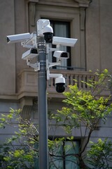 Closed-Circuit Security Camera. CCTV