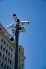 Closed-Circuit Security Cameras for Surveillance. CCTV