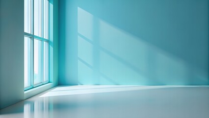 Fototapeta premium Bright And Airy Room With Large Windows And A Minimalist Design. Perfect For Relaxing Or Working.