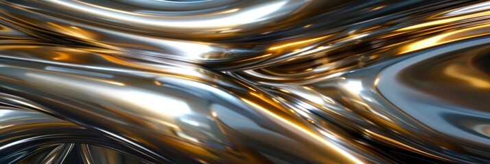 Organic Forms With A Sleek, Polished Look, In Reflective Silvers And Golds, Suggesting Modernity And Sophistication , HD Wallpapers, Background Image