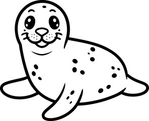 baby seal coloring book