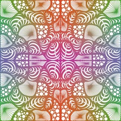 Abstract, Doodles, Multi-colored lines with no fixed shapes make up a picture, Beautiful multi-colored lines make up a picture, Doodle lines, Patterns, White background.