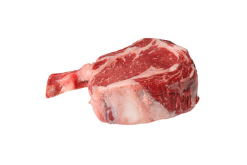 Piece of fresh meat isolated on transparent background