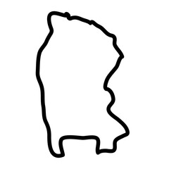 West Kordofan vector map