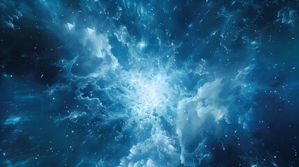Fototapeta premium abstract blue background. explosion star. 