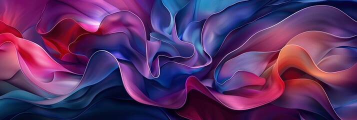 Fototapeta premium Contemporary Abstract Patterns With Rhythmic Designs, In Flowing Lines And Vibrant Colors, Suggesting Harmony And Movement , HD Wallpapers, Background Image